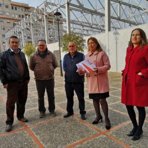 Ciudadanos cumple su compromiso y la Barriada de Andalucía tiene más cerca la culminación del Pabellón. Ciudadanos cumple su compromiso y la Barriada de Andalucía tiene más cerca la culminación del Pabellón.