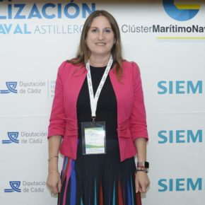 La delegada de Empleo, Regla Moreno, asistió a la jornada ‘Digitalización del Sector Naval